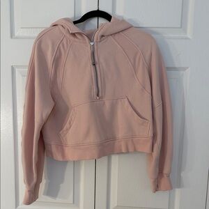 Lululemon Half-Zip oversized Cropt Hoodie Scuba